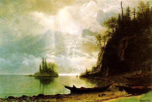 Albert Bierstadt The Island France oil painting art
